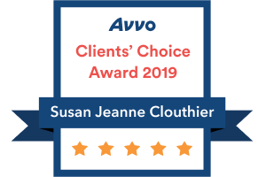 Avvo Client's Choice Award 2019 / Susan Jeanne Clouthier - Badge